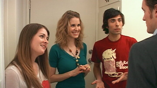 Lyndsey Doolen as Jill, Maria Frisk as Sherri, Mitch Lerner as Rick, and Matt McVay as Alan