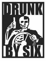 Drunk By Six Logo